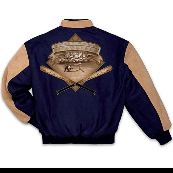 NWT "America's Pastime" Varsity Jacket Medium - Picture 2 of 5